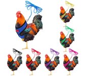 Sagit, Pollo, Cuerda, Con, Correa, Y, Cinturón, A Juego, Cómodo, Gallina, Mascota, Chaleco One Size verde