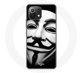 Coque pour Xiaomi Mi 11 Lite Nous Sommes Légion Masque Anonyme