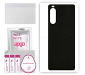 apgo Protective Skin Sticker for the back compatible with Sony Xperia 10 III Lite, Wrap Film, Foil, Vinyl - Pattern Matrix