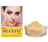 Multani Mati: polvo limpiador de piel y cabello (100 gramos), Multani Mati, productos farmacéuticos de Ganga 6.171875