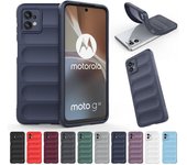 Funda de silicona suave para Motorola Moto G32, carcasa protectora de TPU para Moto G32 G 32 MotoG32 6.5, carcasa trasera resistente a prueba de golpes For Moto G32 azul claro