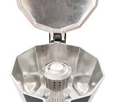 Tapa antisalpicaduras para cafetera moka de acero inoxidable Accesorios para cafeteras espresso de cocina Cubierta de válvula antisalpicaduras onesize