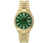 Reloj Citizen Tsuyosa automático de acero inoxidable en tono dorado con esfera verde NJ0152-51X para hombre verde