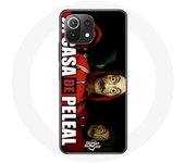 Coque pour Xiaomi Mi 11 Lite La casa de papel Masques de Dali