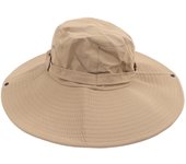 Sombrero de pescador con protección UV UPF 50, ajustable, impermeable, versátil, de ala ancha caqui