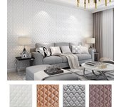 15/20 piezas de azulejos de pared con estrellas en 3D con adhesivo fuerte, pegatinas de techo impermeables y a prueba de humedad, fáciles de pegar y despegar 15pcs marrón