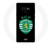 Coque Samsung Galaxy Note 9 scp sporting portugal fond noir
