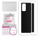 apgo Protective Skin Sticker for the back compatible with Xiaomi Mi Mix Fold, Wrap Film, Foil, Vinyl - Pattern Carbon Black