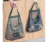 Bolsa de almacenamiento de malla de PVC portátil, bolsa de almacenamiento reutilizable para frutas y verduras, accesorios de cocina, bolso lavable Single layer 30*40cm