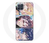 Coque pour Oppo A93 Tanjiro Inosuke et Zenitsu Demon Slayer Kimetsu no Yaiba Manga