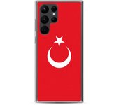 Coque Téléphone - Samsung - Galaxy S22 - Drapeau Turquie - Souple - Multicolore