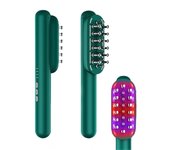 Cepillo eléctrico Belfamo EMS, cepillo lifting, dispositivo facial para el cuidado del cuero cabelludo, cepillo eléctrico recargable Bali, cepillo eléctrico RF EP para el cuero cabelludo, luz LED estética. verde