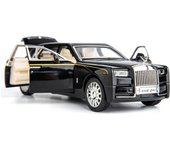 Coche modelo Rolls-Royce Phantom a escala 1/32, coche de juguete extraíble de aleación de zinc con sonido y luz para regalo para niños y niñas 1/32-Size:17*5.7*4.5cm blanco