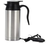 Hervidor de agua eléctrico de acero inoxidable para coche, 12 V y 24 V, para viaje L