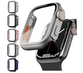 Protector de pantalla de vidrio templado para Apple Watch Series 9 8 7 6 5 4 3 cambiar a protección Ultra iwatch 45mm 44mm 41mm 40mm 45MM Series 7 8 9 rojo