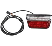 Luz trasera de seguridad universal para bicicleta eléctrica, scooter, lámpara de freno de advertencia, accesorio DIY