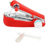 Mini máquina de coser portátil, herramientas de costura sencillas, para viajes, bordado pequeño, operación manual