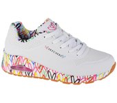 Skechers Uno-Loving Love, Zapatillas blancas Mujer 35,5 blanco
