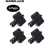 4 pares de pastillas de freno de disco de bicicleta MTB de resina semimetálica para Shimano B01S M375 M395 M446 M485 M486 M416 Deore M515 M525 Freno de bicicleta 4pairs