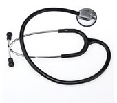 Hospital profesional EMTCardiología estetoscopio de acero inoxidable médico enfermera veterinario estetoscopio clásico negro