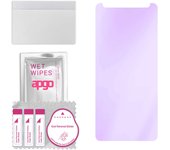 apgo Anti-Blue 9H Hybrid protective glass compatible with Wiko Y51, flexible nano glass, great replacement for tempered glass, scratch-resistant, full
