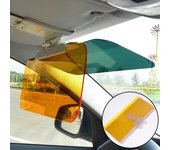 1 pieza de gafas antideslumbrantes HD anti-UV con clip para visera de coche, espejo retrovisor giratorio, parasol para coche.