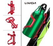 Lixada Soporte ligero para botellas de bicicleta Aleación MTB Botella de agua Jaula Ciclismo Bicicleta de carretera Montaje de botella de bicicleta rojo