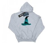 Harry Potter Womens/Ladies Hogwarts Silhouette Hoodie L gris
