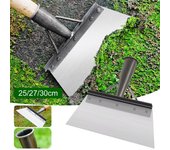 Pala de metal de 30 cm para deshierbar, pala de acero inoxidable para descongelar, pala multifuncional para jardín y exterior, pala para desherbar y plantar en granjas.