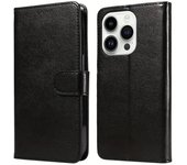 Funda con tapa tipo billetera de cuero de negocios de lujo para OPPO A31 A5 A9 A33 A53 2020 A52 A72 A53 A93 5G A74 Realme C3 C11 C15 Reno 2Z 3 4 5 6 7 8 9 10 11 12 Pro Realme 12 Plus negro