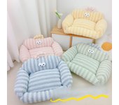 Arena para mascotas Big Eyes Fluffy de algodón, sofá para mascotas de otoño/invierno, cama para mascotas Pomerania de peluche, arena para perros y gatos 40*50cm