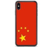 Funda iPhone - Multicolor - Drapeau Chine - Souple - TPU - Compatible iPhone XS Max
