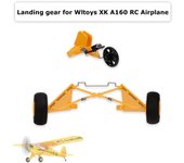 Tren de aterrizaje trasero para Wltoys XK A160 RC avión repuestos accesorios planeadores A160.0007 amarillo
