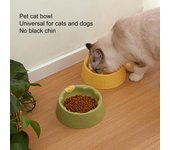 Cuenco para perros, cuenco Premium con diseño de flores y arco antisalpicaduras, cuenco para comida con fondo elegante, productos de alimentación para perros color rosa