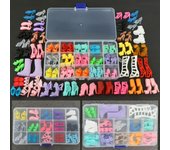 Paquete de zapatos para muñecas 1/6 con caja de almacenamiento, botas planas de tacón alto, muebles de casa de muñecas para muñeca Barbie, juego de regalo de juguete para muñeca de 30cm