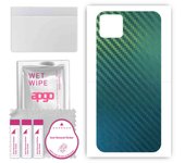 apgo Protective Skin Sticker for the back compatible with Cubot X20 Pro, Wrap Film, Foil, Vinyl - Pattern Carbon Chameleon CAKA1