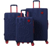 Juego de 3 maletas rígidas DOKI NAVY HELLO KITTY azul