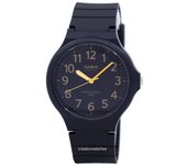 Reloj analógico de cuarzo Casio MW-240-1B2V para hombre negro