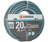 Manguera de jardín Classic GARDENA - Longitud 20m - Ø15mm - Resistencia a alta presión 22 bar - 12 años de garantía