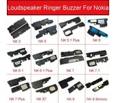 Timbre de altavoz fuerte para Nokia 9 3 4,2 5 6 7 5,1 6,1 7,1 Plus 8 Sirocco X5 X6 X7 X71 altavoz zumbador reemplazo de cable flexible For Nokia 8 negro