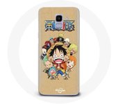Coque pour Samsung Galaxy A8 2018 One piece Manga Equipage du Chapeau de Paille