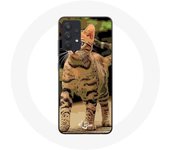 Coque pour Samsung Galaxy A13 4G / A13 4G Lite Bengal Race de chats dessin Animé