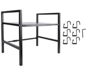 Rejilla para horno microondas extensible, soporte para microondas, altura ajustable, encimera de cocina, almacenamiento para panadería