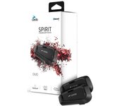 Intercomunicador para motocicleta Cardo SPIRIT, juego de 2 SPRT0101 negro