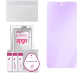 apgo Anti-Blue 9H Hybrid protective glass compatible with Huawei P Smart 2021 NFC, flexible nano glass, great replacement for tempered glass, scratch-