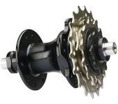 Bujes de bicicleta de aleación de aluminio de 85 mm de ancho abierto, 20 orificios, buje trasero de bicicleta de una o tres velocidades, 2 rodamientos 1