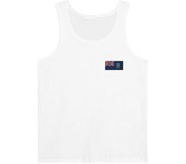 Débardeur - Montserrat - Broderie Blanc - 100% Coton - Coupe Ajustée - Mixte