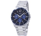 Reloj Casio Enticer analógico de cuarzo MTP-1374D-2AV MTP1374D-2AV para hombre negro