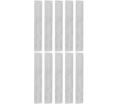 Placa de válvula de compresor de aire de hierro fundido, 10 unidades, accesorios de bomba rectangulares para cilindro de 51 mm