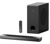 ULTIMEA Nova S40 Barra de sonido con subwoofer con cable, 2.1 canales, modo película/música/juego, Bluetooth 5.3, para TV PC Gaming